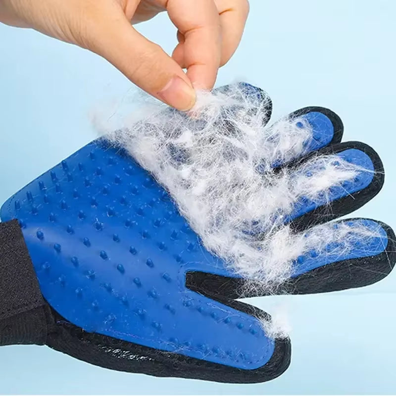 Pet Hair Removal Gloves Comb for Dog Grooming Cats and Dog Massage Bathing Cleaning and Beauty Products Gloves to Bathe Dog Home