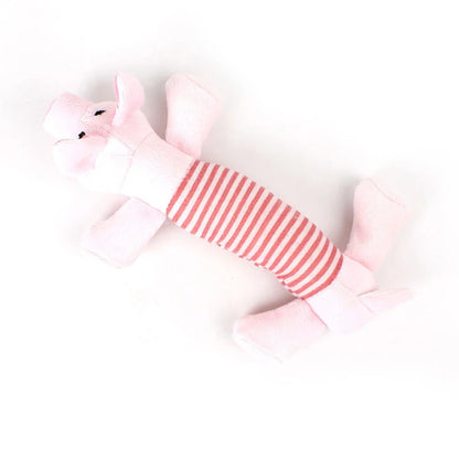 Plush Pet Dog Toy Chew Squeak Toys for Dogs Supplies Fit for All Puppy Pet Sound Toy Cute Elephant Duck Pig Plush Toys for Pets