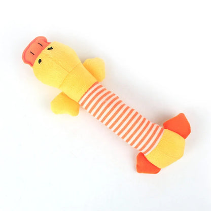 Plush Pet Dog Toy Chew Squeak Toys for Dogs Supplies Fit for All Puppy Pet Sound Toy Cute Elephant Duck Pig Plush Toys for Pets